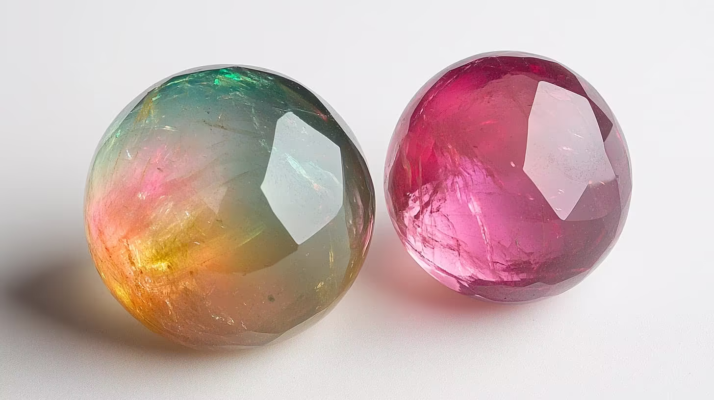 opal and tourmaline gemstones october birthstones